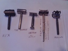 5 RASOIRS MECANIQUES ANCIENS