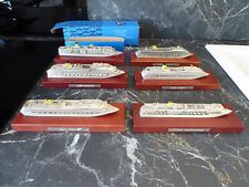 6 Maquettes bateau Croisières Costa Serena Mediterranea Diadema Luminosa Magica