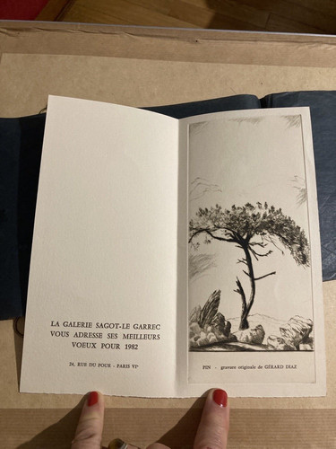 Gerard diaz gravure originale - gerard,