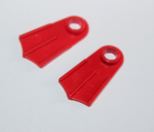 Lego minifig red footgear - minifig,