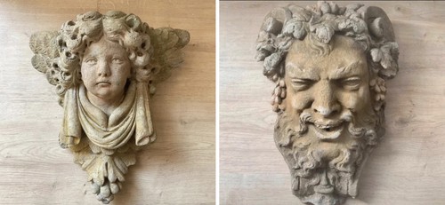 Lot sculptures murales - lot,