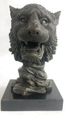 100% Bronze Massif Mâle Lion