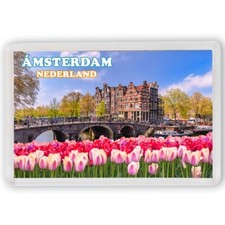 Amsterdam Nederland V3 Fridge Magnet Aimant Souvenir