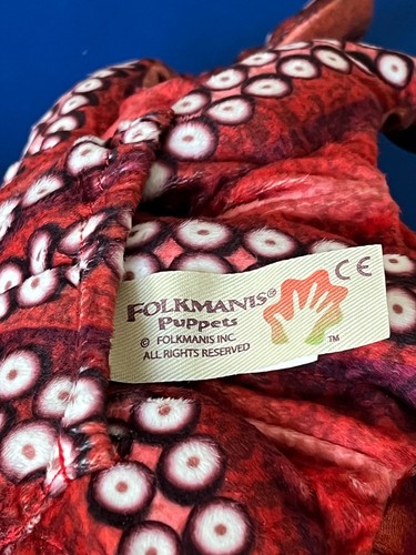Folkmanis maroon red plush - maroon,