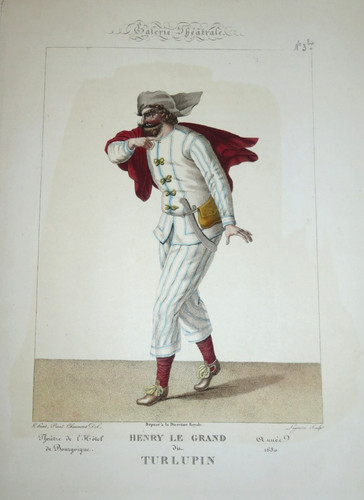 Commedia dell arte - dell'arte, gravure