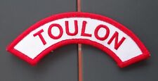 Patch Sapeurs Pompiers du VAR Toulon banane vintage ecusson ORIGINAL