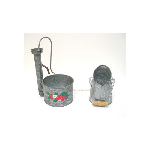 Lot decos metal galvanise - lot, 2