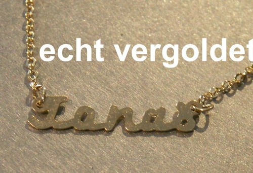 Collier prénom jonas or - jonas,