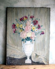 French Floral Oil Painting