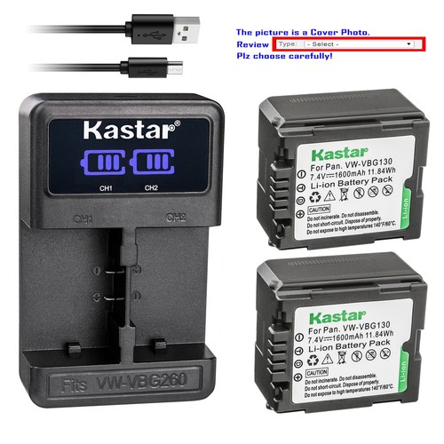 Kastar battery lcd dual - lcd,
