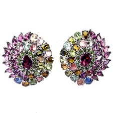 925 Argent Sterling Boucles