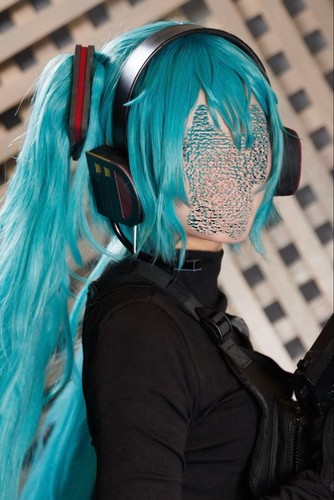 Vocaloid miku cosplay wig - vocaloid,