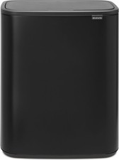 Brabantia Bo Touch Bin Prullenbak Afvalscheiding - 2 x 30 liter - Matt Black