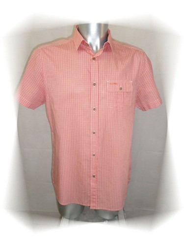 Chemise orange blanc - chemise,