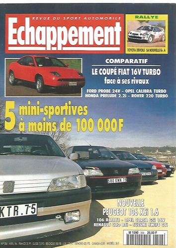 Echappement 306 coupe fiat - n°306,