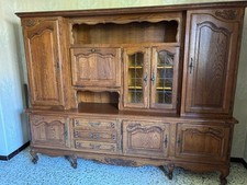 vaisselier et table chene massif