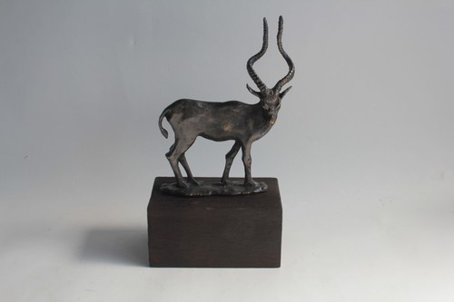 Ancienne sculpture animalière - ancienne,