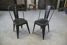 Paire de chaises Tolix par Xavier Pauchard première édition fin 1920's
