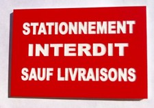 panneau "STATIONNEMENT