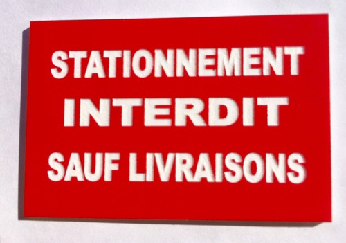 Panneau stationnement - panneau, "stationnement