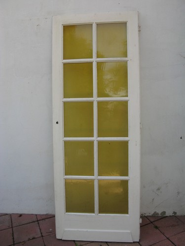Porte intérieure vitrée - porte,