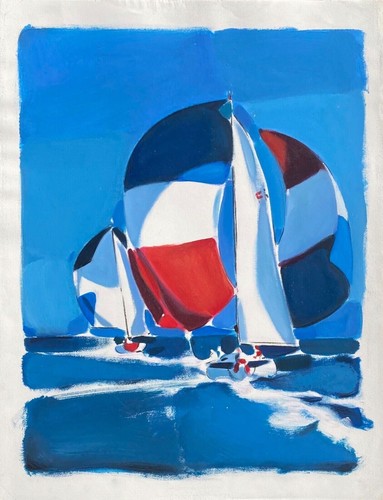Michel bez gouache originale - bez,