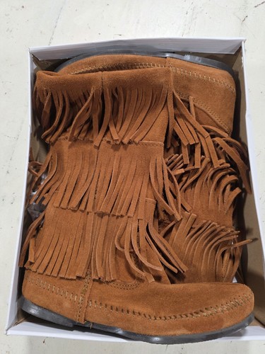 Minnetonka moccasin 1632 brown - moccasin,