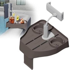 Plateau de jacuzzi réglable 3 en 1 avec porte-gobelet, support de téléphone, ...