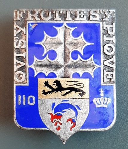Insigne 110 émail - 110°,