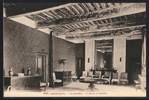 Cpa bruniquel château la - cpa, bruniquel,