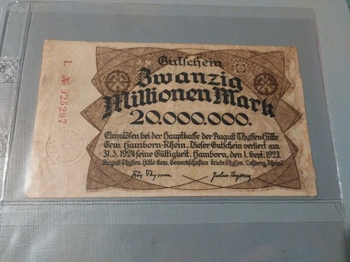 Billet allemagne 20 - billet,, allemagne,