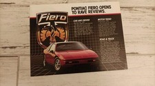 Prospectus / Prospekt / Brochure PONTIAC Fiero 1984 USA