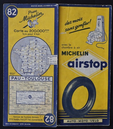 Carte michelin pau toulouse - 82,