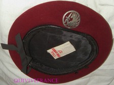 BERET ROUGE COMMANDO TAILLE 57