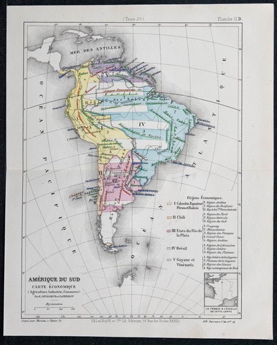 1874 carte économique de - -,