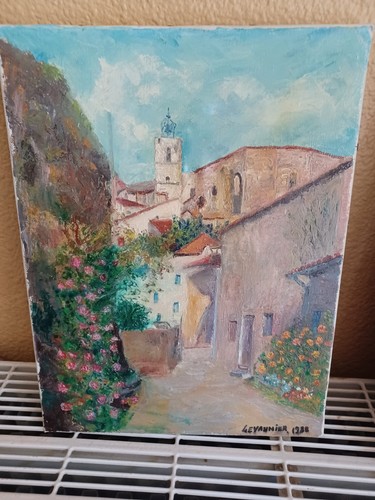Peinture huile vintage - peinture, l'huile