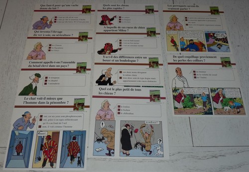 Fiches atlas tintin - fiches,