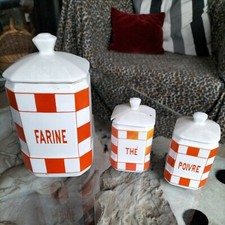 3 pots à épices anciens art