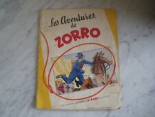 album images annee 60  LES AVENTURES DE ZORRO  chewing gum KING MARSEILLE PANINI