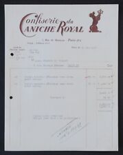 Facture PARIS 1950 CONFISERIE