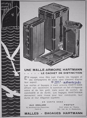 Publicite hartmann malle - hartmann,