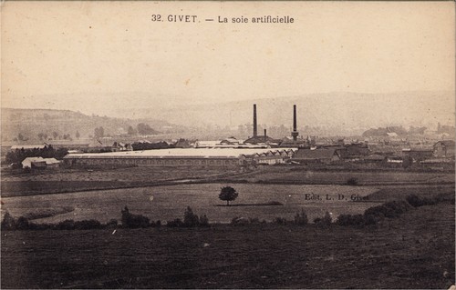 Cpa givet la soie - -,