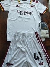 Maillot + Short Arsenal 2025/2026 Extérieur – Declan Rice – Taille 24