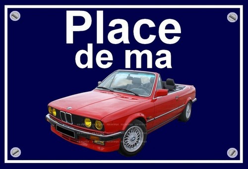 Plaque place bmw - place,