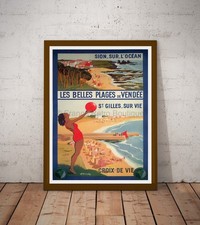 Affiche-Poster Vintage Vendée