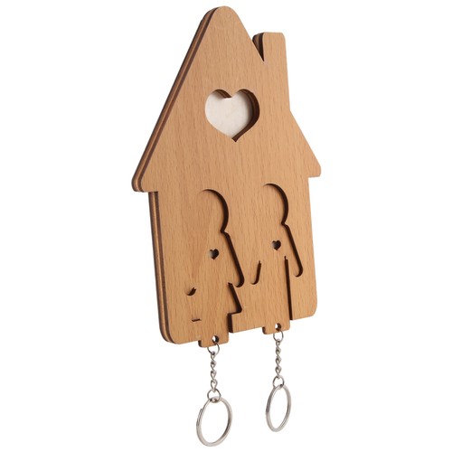 Porte clés bois clé - porte-clés,