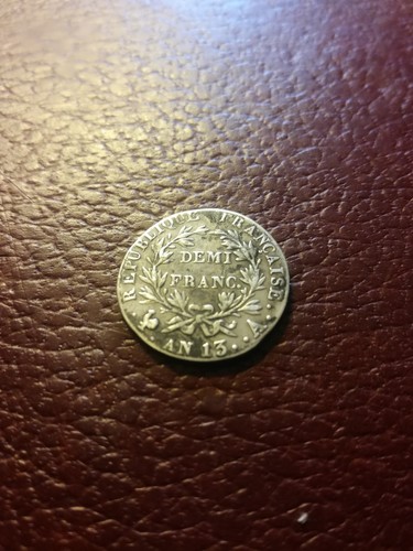 Franc napoléon 1er l - 1/2,