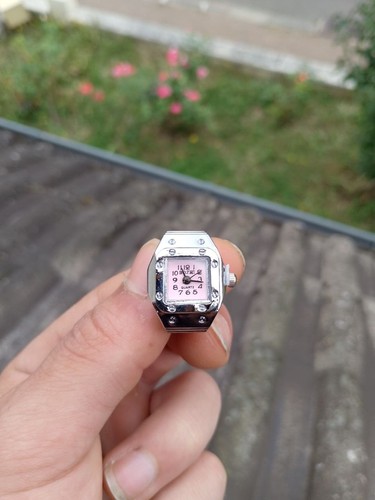 Bague montre quartz - quartz, ajustable