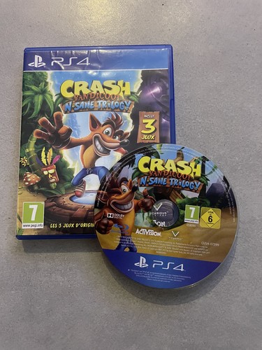Jeu ps4 crash - crash, bandicoot