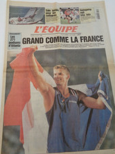 💥Journal L'équipe 06/08/1996 J.Galfione - Jeux Olympiques - Héros d'Atlanta
